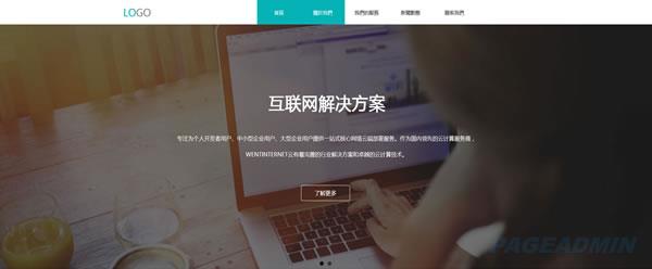 互联网公司网站模板 T1032.jpg 互联网公司网站模板 T1032.jpg