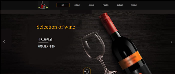 红酒洋酒公司网站模板T9992.jpg 红酒洋酒公司网站模板T9992.jpg